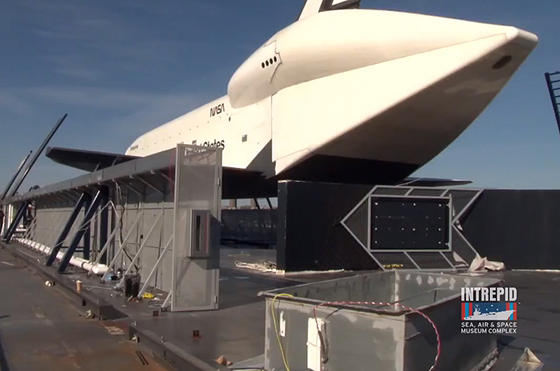Shuttle Enterprise Being Repaired as Museum Home Reopens Friday